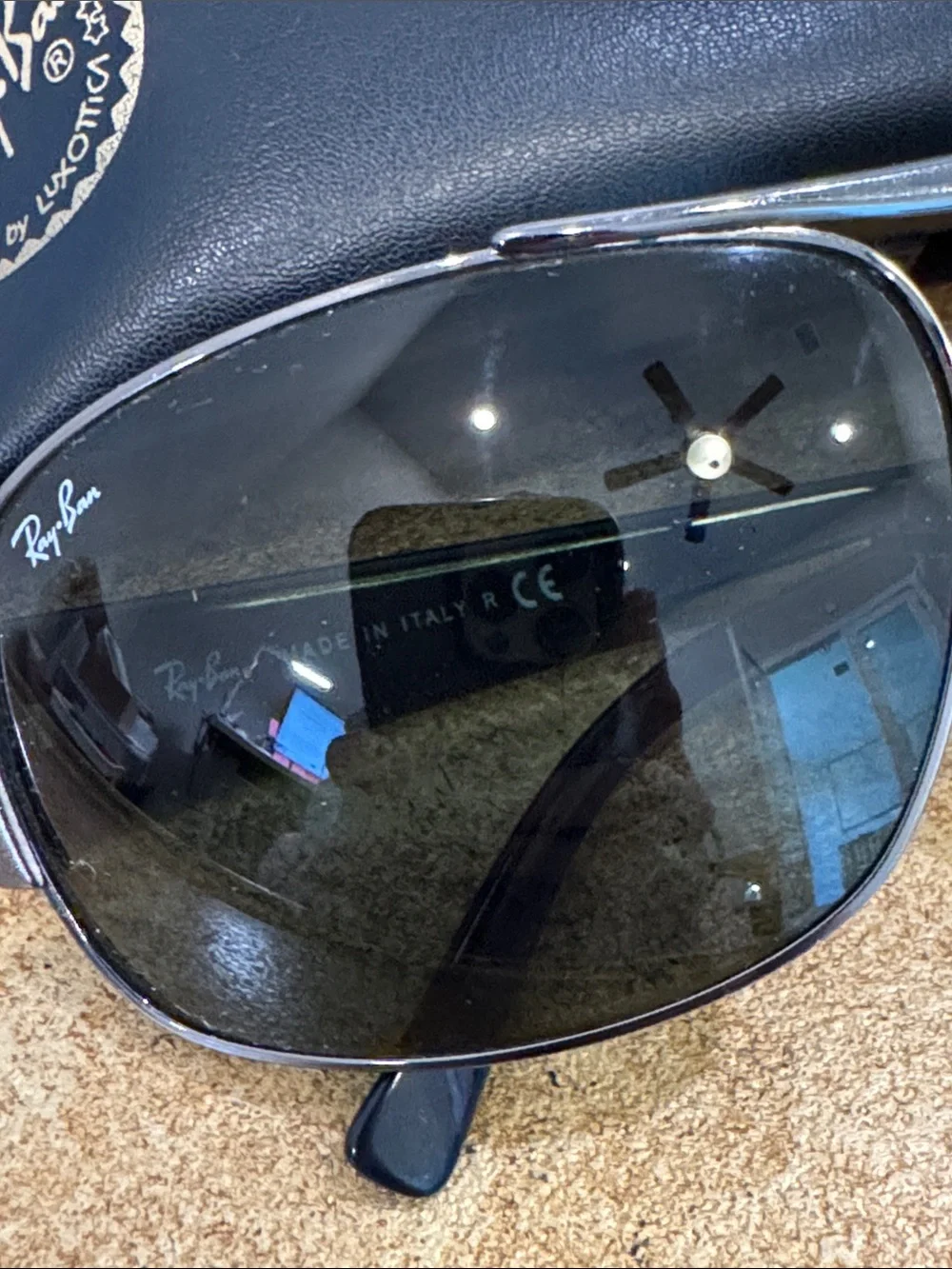 Ray-Ban Aviator Sunglasses in Black and Silver
